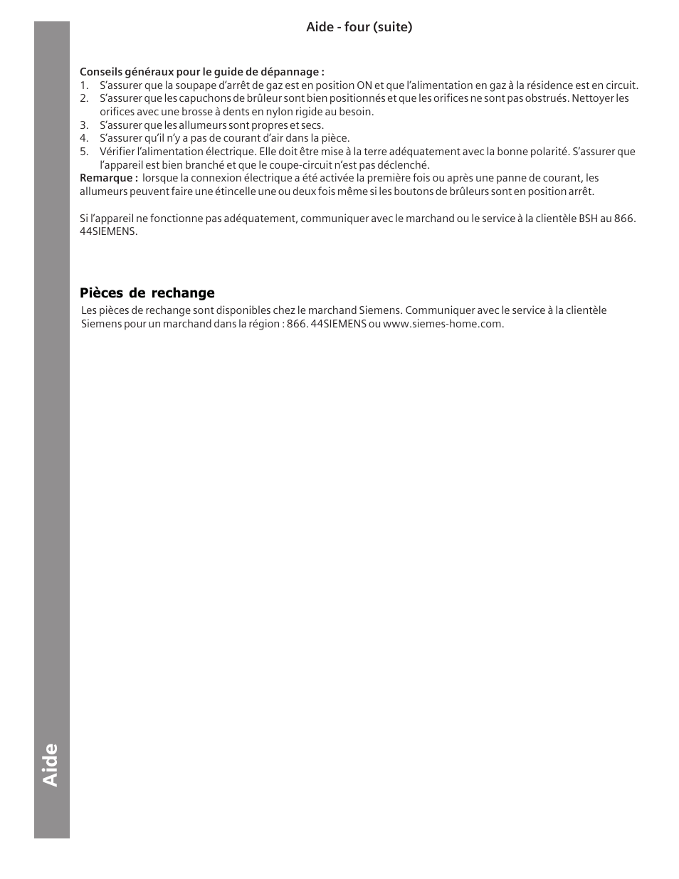 Siemens HG2516UC User Manual | Page 68 / 104