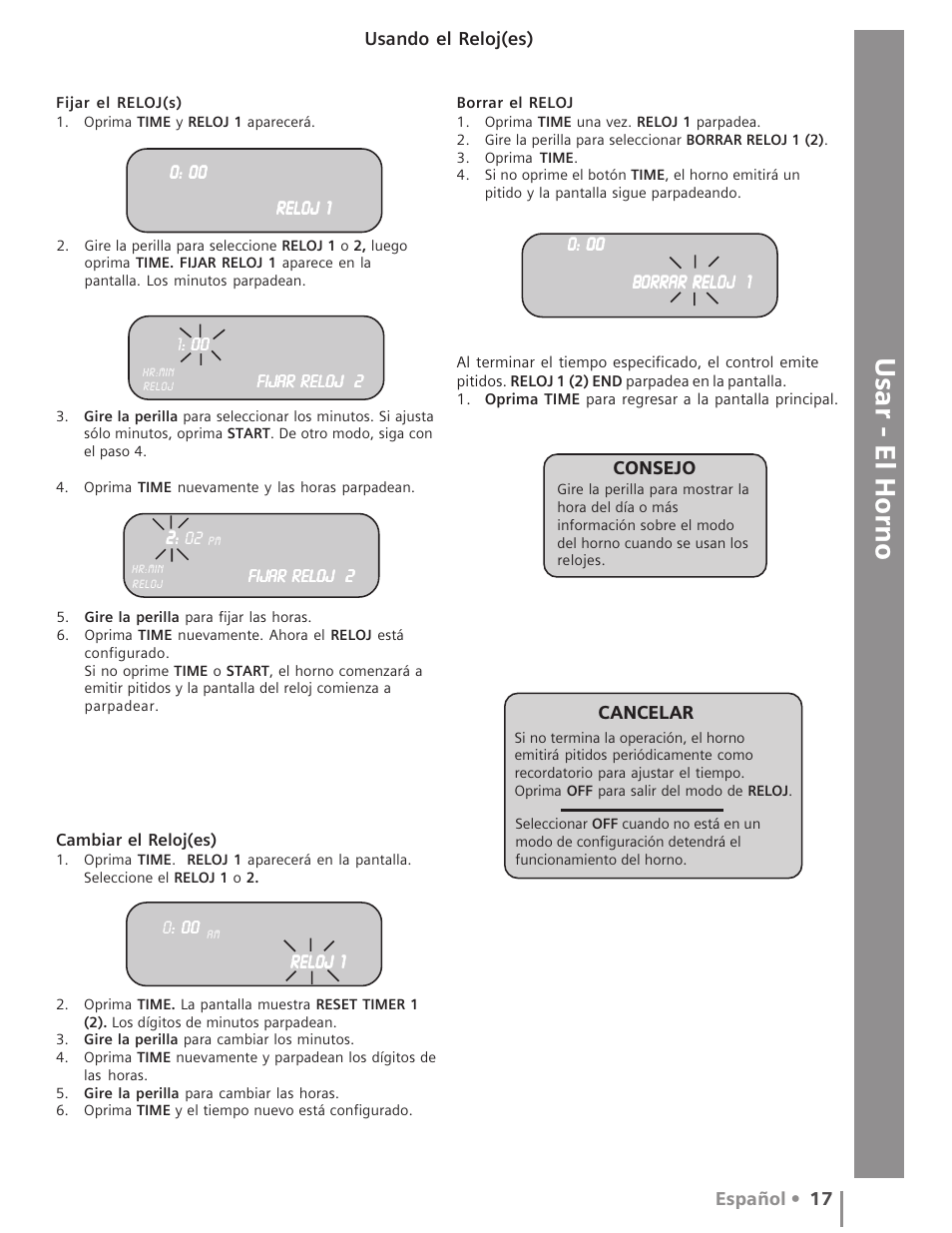 Usar - el horno | Siemens HG2516UC User Manual | Page 89 / 104