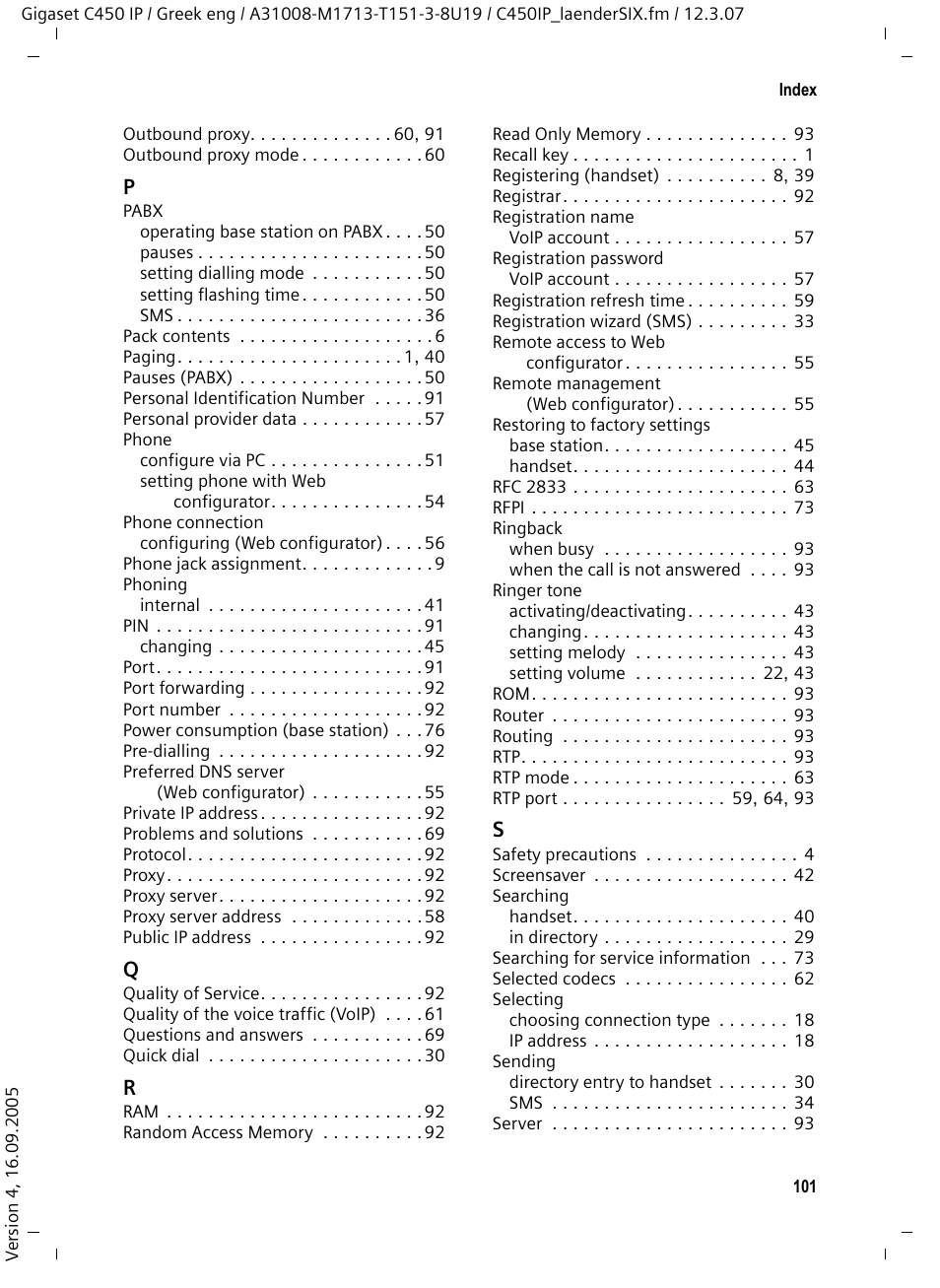 Siemens Gigaset C450IP User Manual | Page 102 / 106