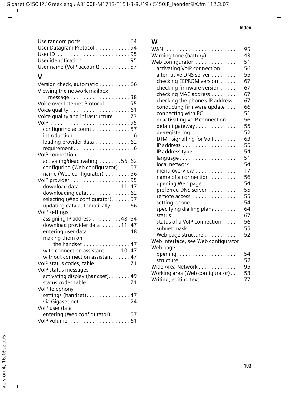 Siemens Gigaset C450IP User Manual | Page 104 / 106