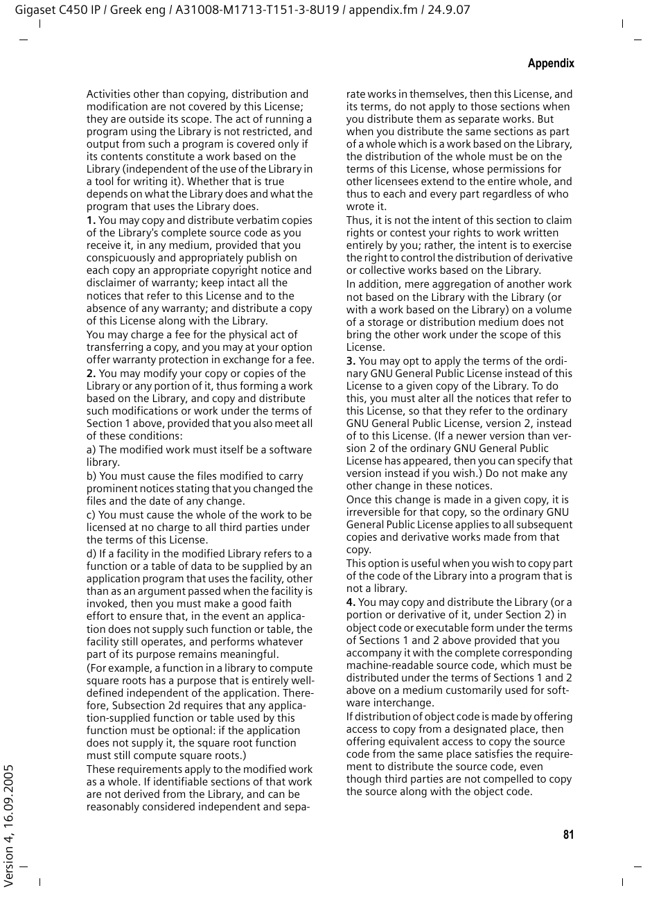 Siemens Gigaset C450IP User Manual | Page 82 / 106