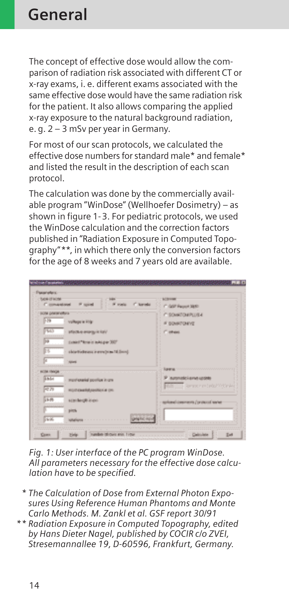 General | Siemens SOMATOM SENSATION CARDIAC A60 User Manual | Page 14 / 128