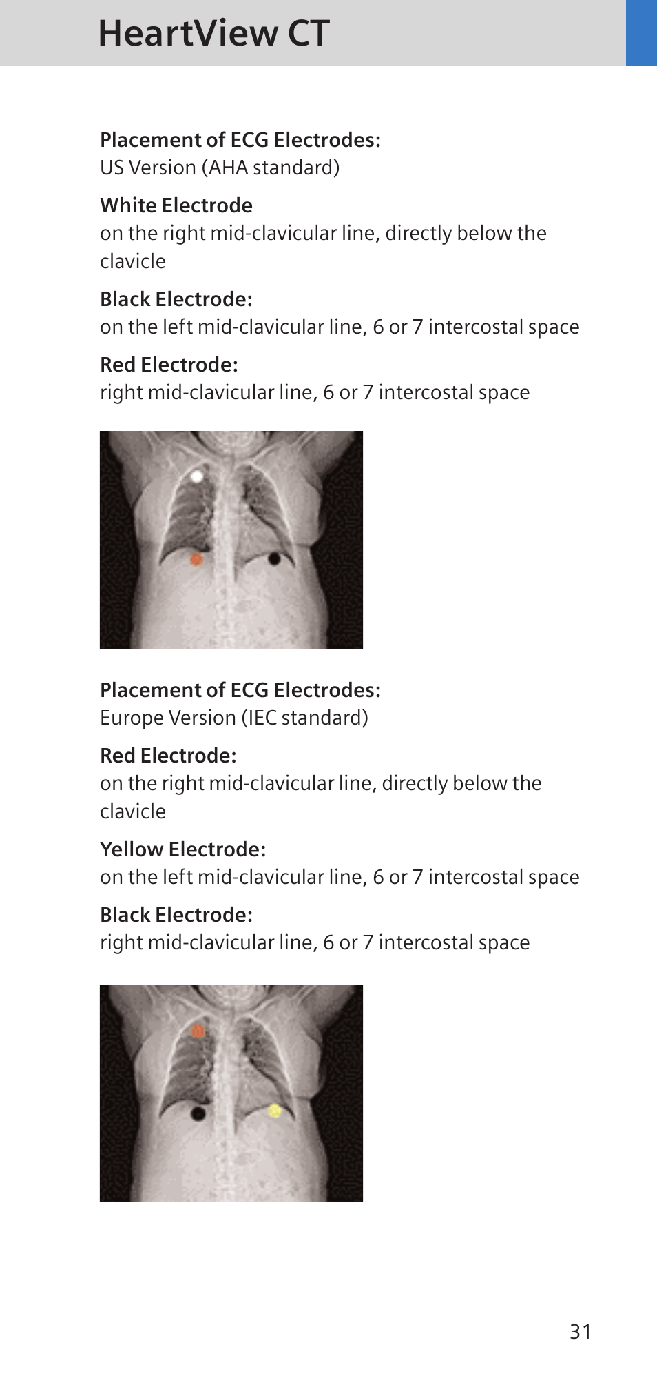 Heartview ct | Siemens SOMATOM SENSATION CARDIAC A60 User Manual | Page 31 / 128