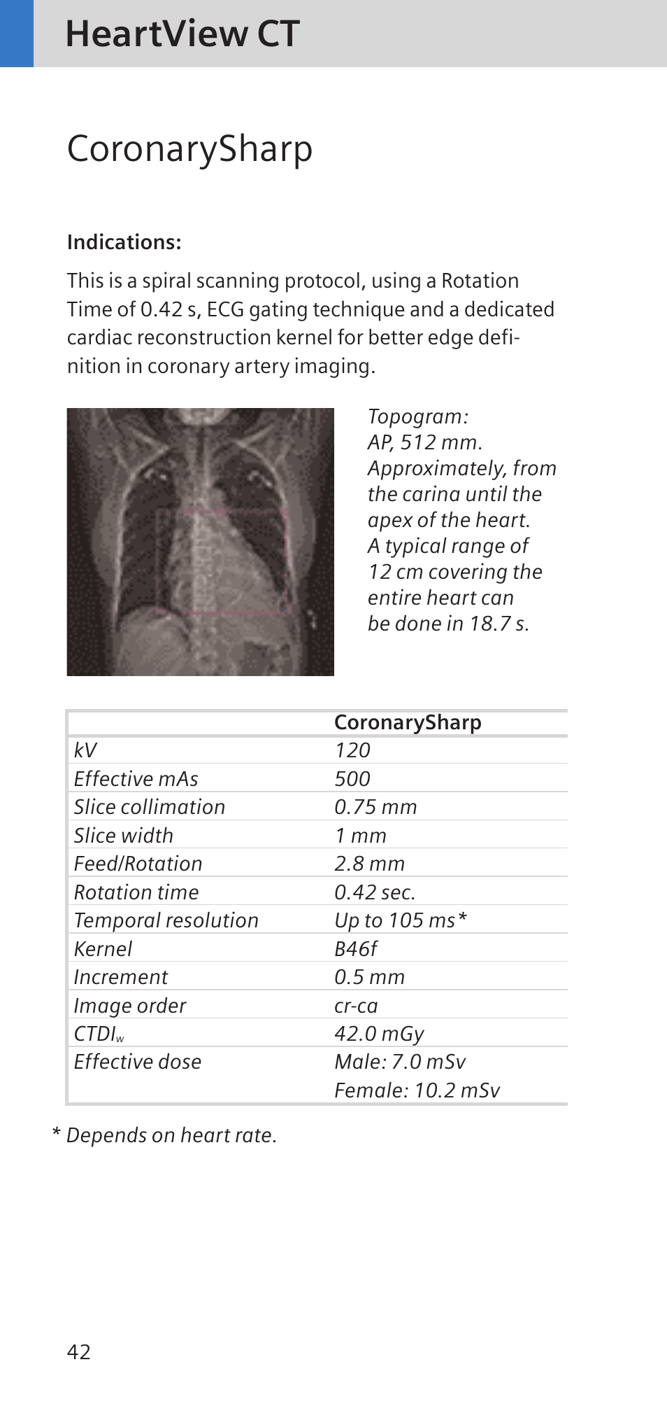 Heartview ct coronarysharp | Siemens SOMATOM SENSATION CARDIAC A60 User Manual | Page 42 / 128