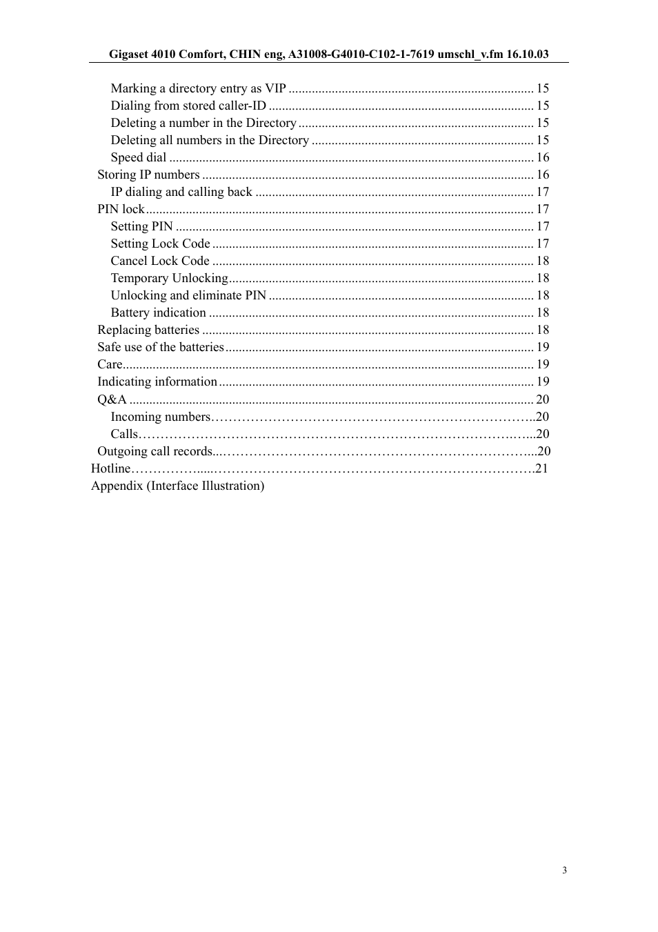 Siemens W12 User Manual | Page 3 / 22