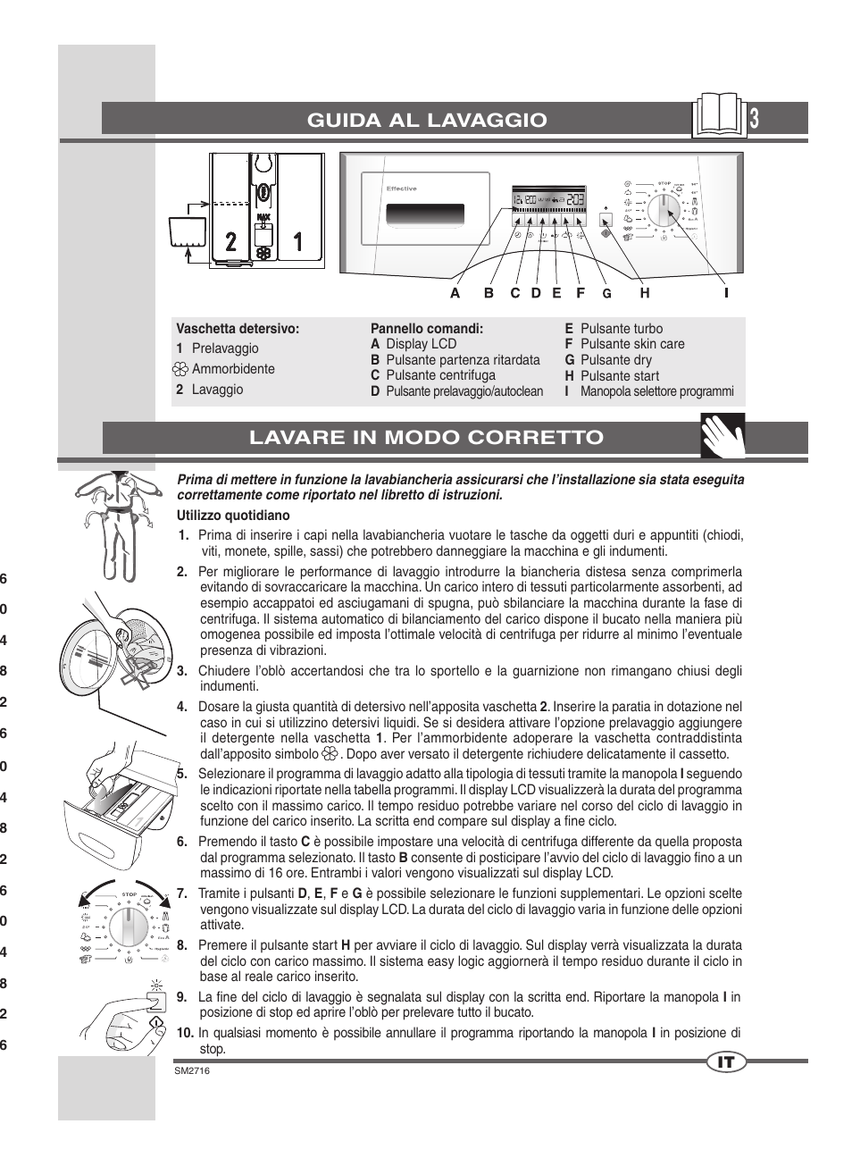 Guida al lavaggio, Lavare in modo corretto | Ardo WDN 1495 LW User Manual | Page 3 / 68