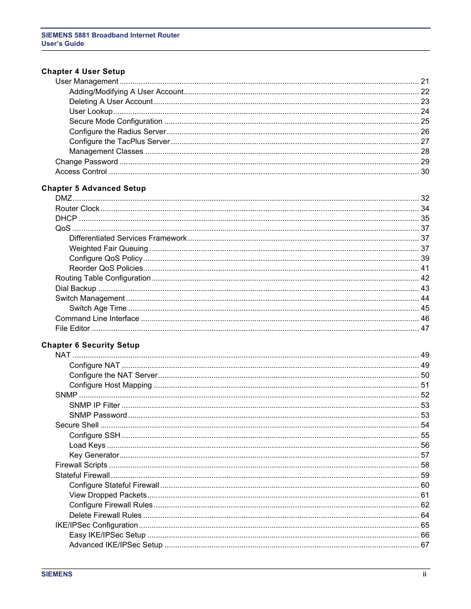 Siemens 5881 User Manual | Page 5 / 87