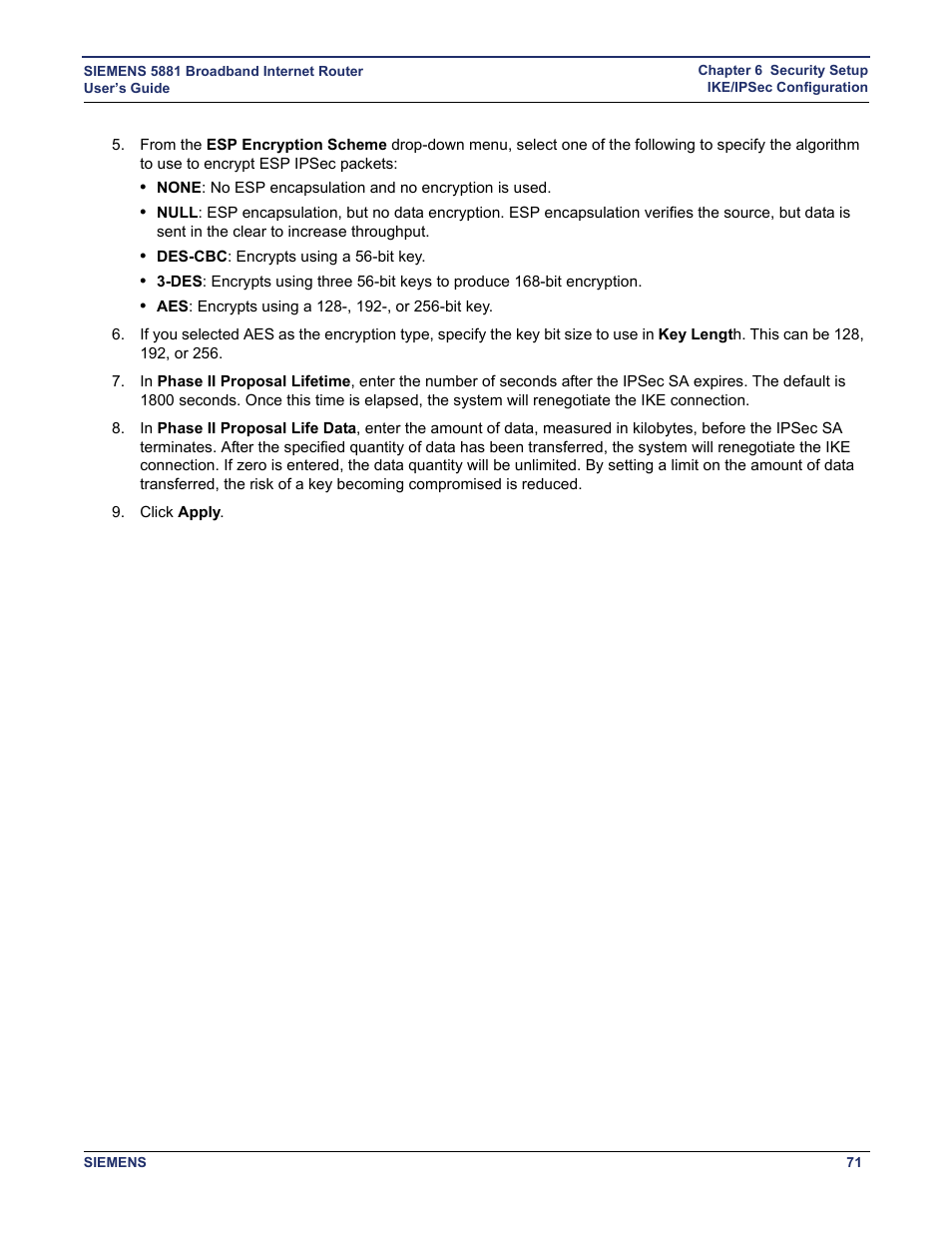 Siemens 5881 User Manual | Page 77 / 87