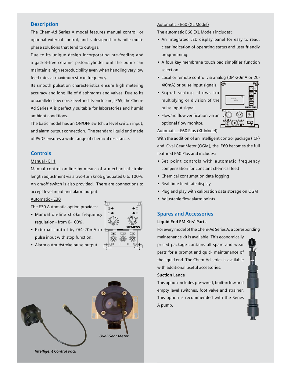 Siemens Chem-Ad Series User Manual | Page 2 / 4