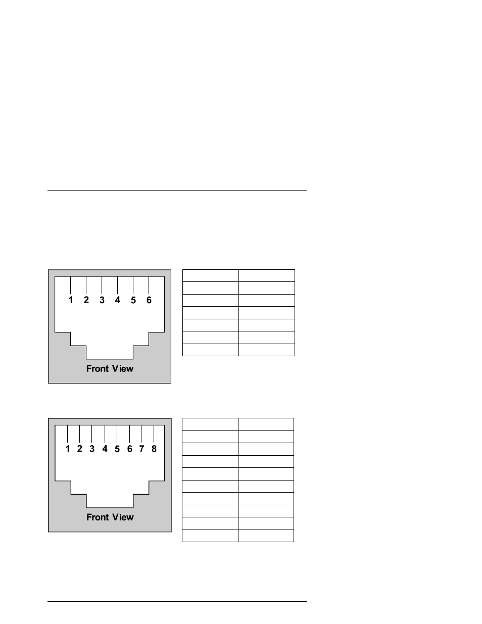 Appendix a, Rj-11 serial and rj-45 ethernet pin assignments | Siemens PSFR-CP41 User Manual | Page 61 / 81