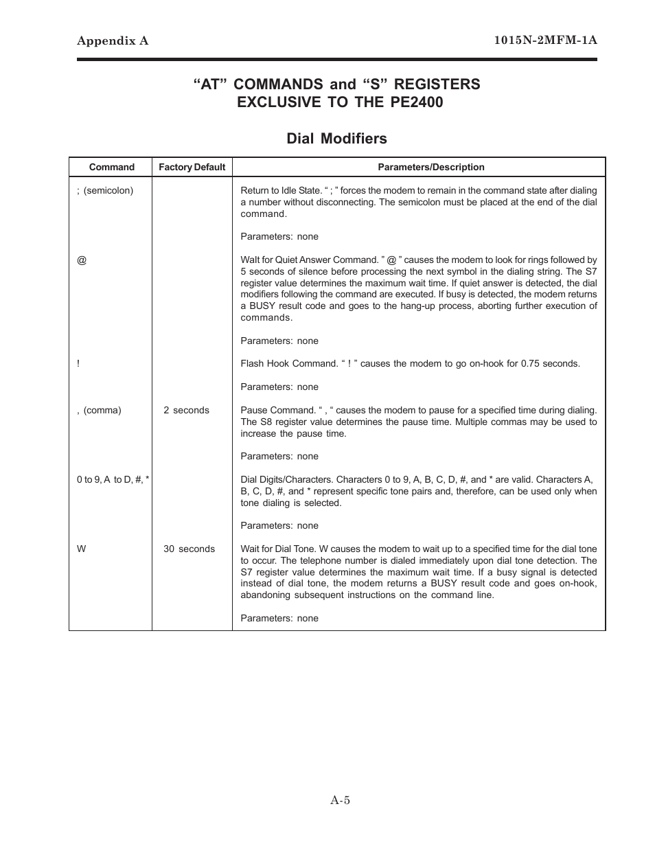 Exclusive to the pe2400 | Siemens 1015N-2MFM-1A User Manual | Page 18 / 25