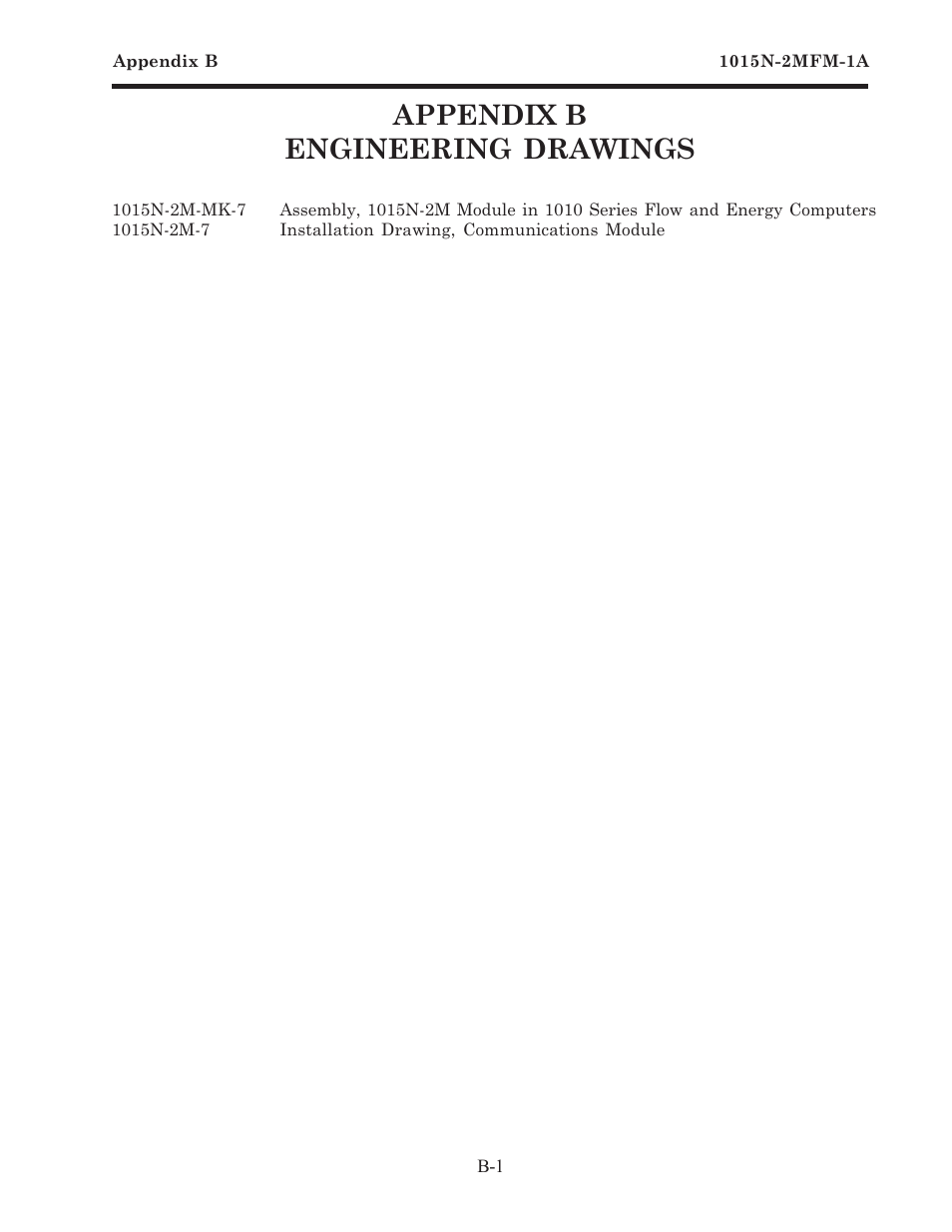 Appendix b - engineering drawings, Appendix b engineering drawings | Siemens 1015N-2MFM-1A User Manual | Page 21 / 25