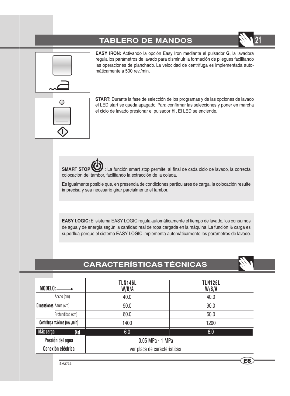 Ardo TLN126L User Manual | Page 21 / 44