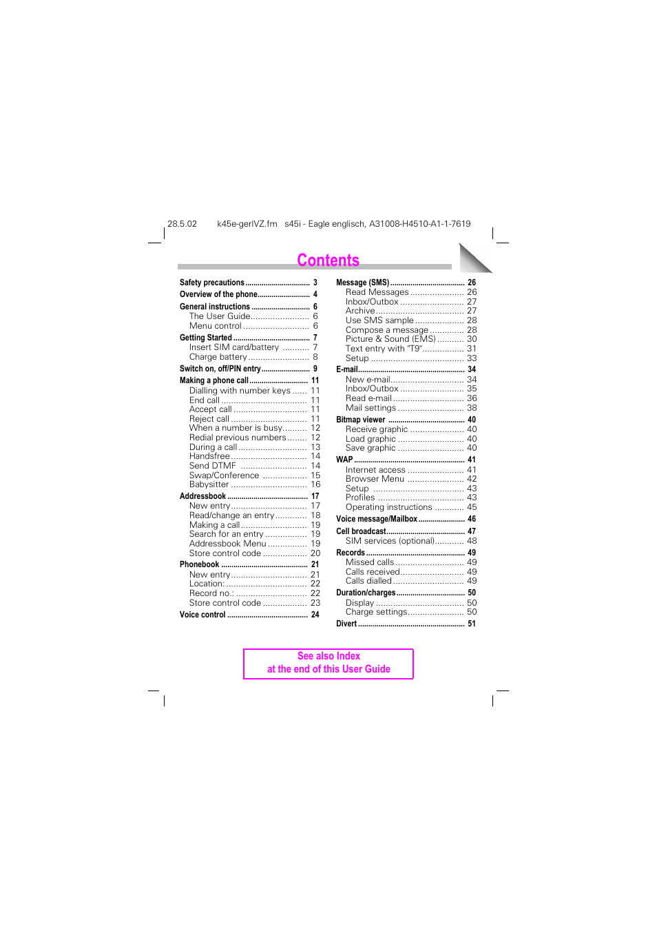 Siemens S45i User Manual | Page 2 / 110