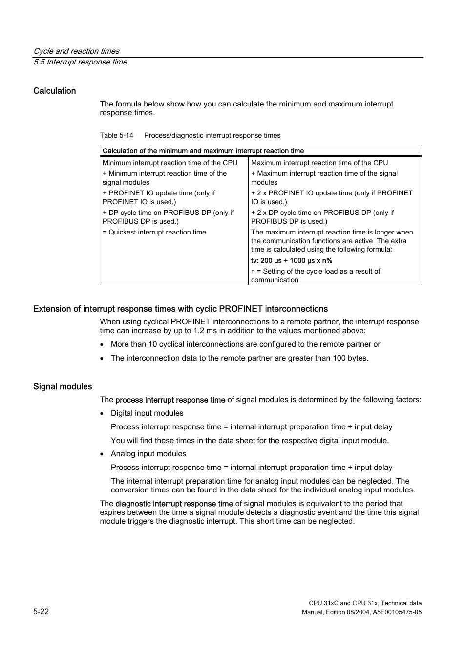 Siemens Simatic S7-300 CPU 31xC and CPU 31x S7-300 User Manual | Page 104 / 244