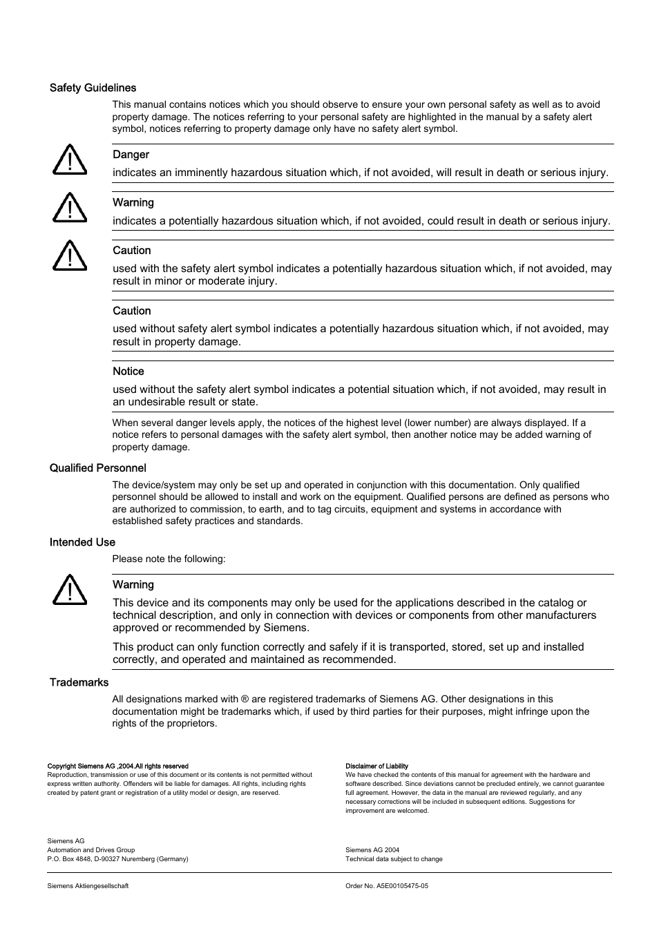 Siemens Simatic S7-300 CPU 31xC and CPU 31x S7-300 User Manual | Page 2 / 244