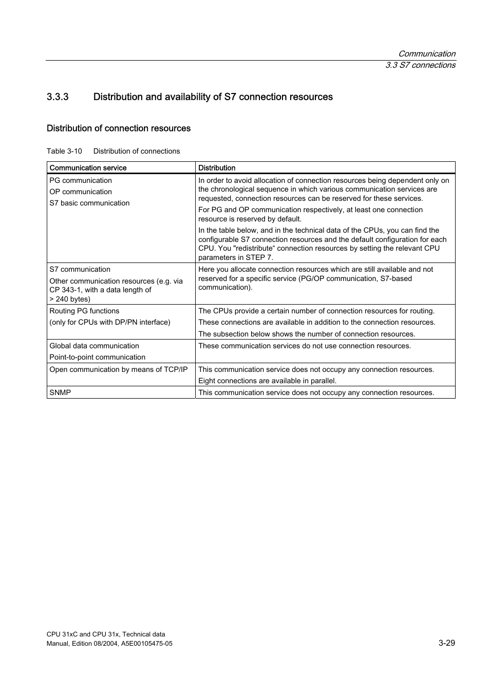 Siemens Simatic S7-300 CPU 31xC and CPU 31x S7-300 User Manual | Page 57 / 244
