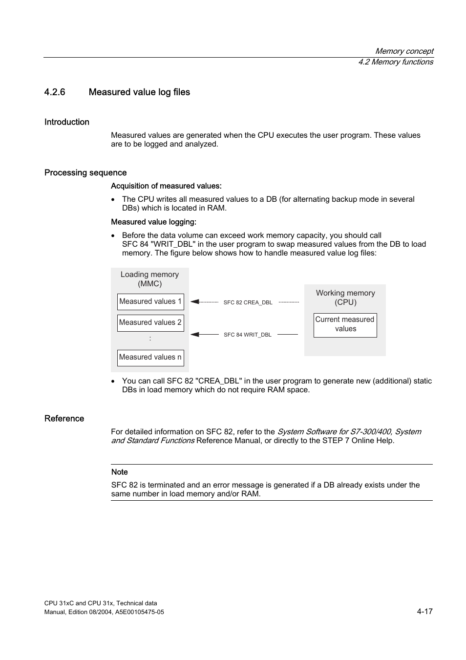 6 measured value log files | Siemens Simatic S7-300 CPU 31xC and CPU 31x S7-300 User Manual | Page 79 / 244