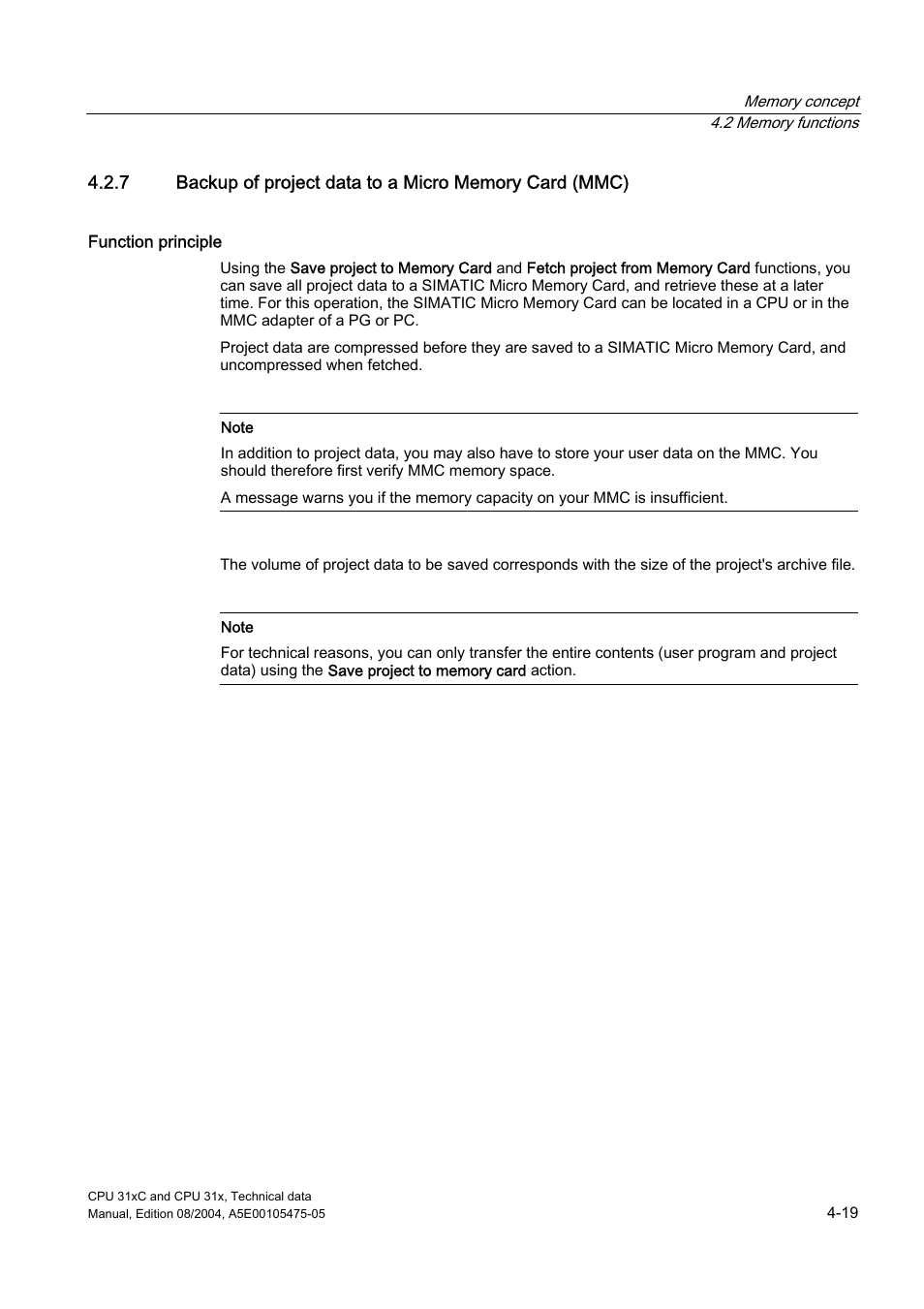 Siemens Simatic S7-300 CPU 31xC and CPU 31x S7-300 User Manual | Page 81 / 244