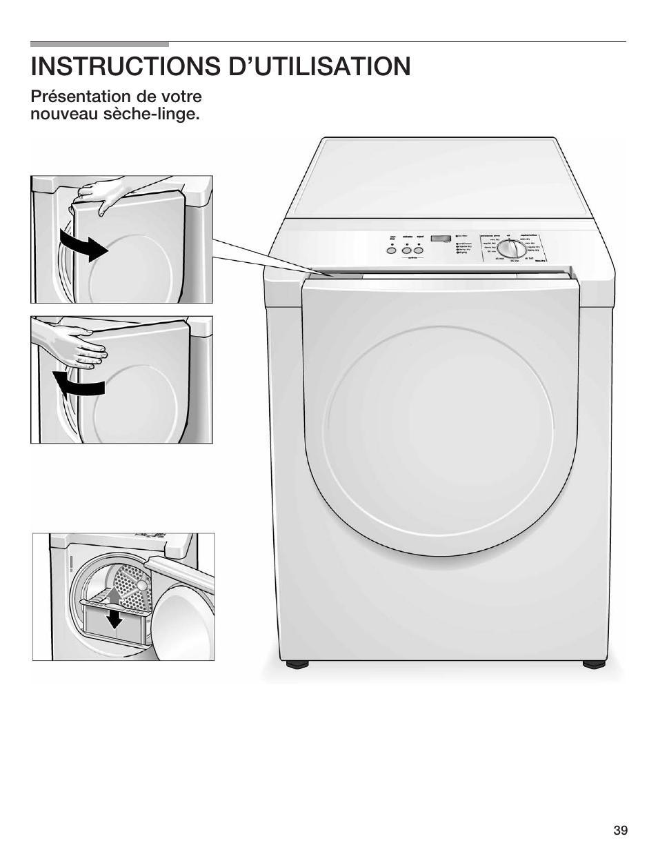 Instructions d'utilisation | Siemens ULTRASENSE WTXD5300US User Manual | Page 40 / 81