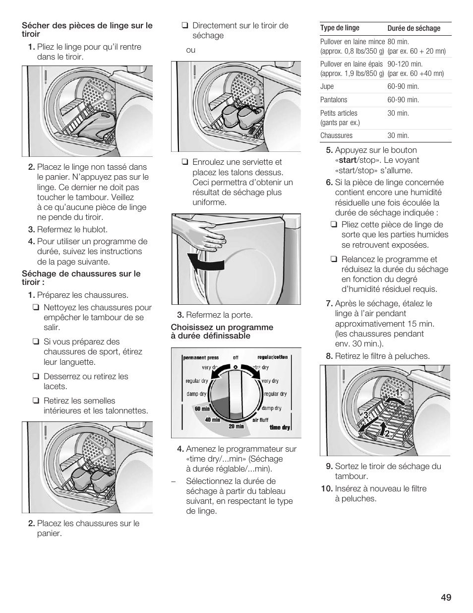 Siemens ULTRASENSE WTXD5300US User Manual | Page 50 / 81