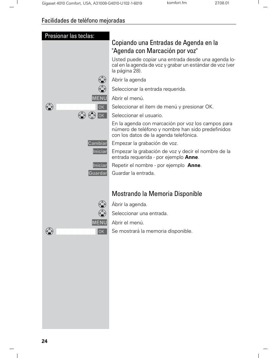 Siemens Gigaset 4210 User Manual | Page 101 / 153