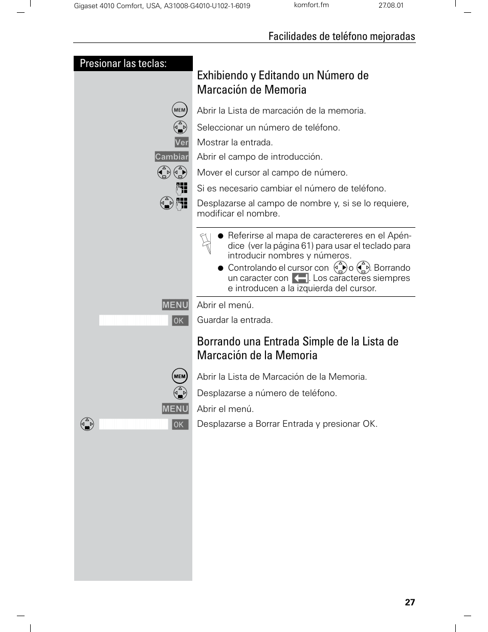 Siemens Gigaset 4210 User Manual | Page 104 / 153