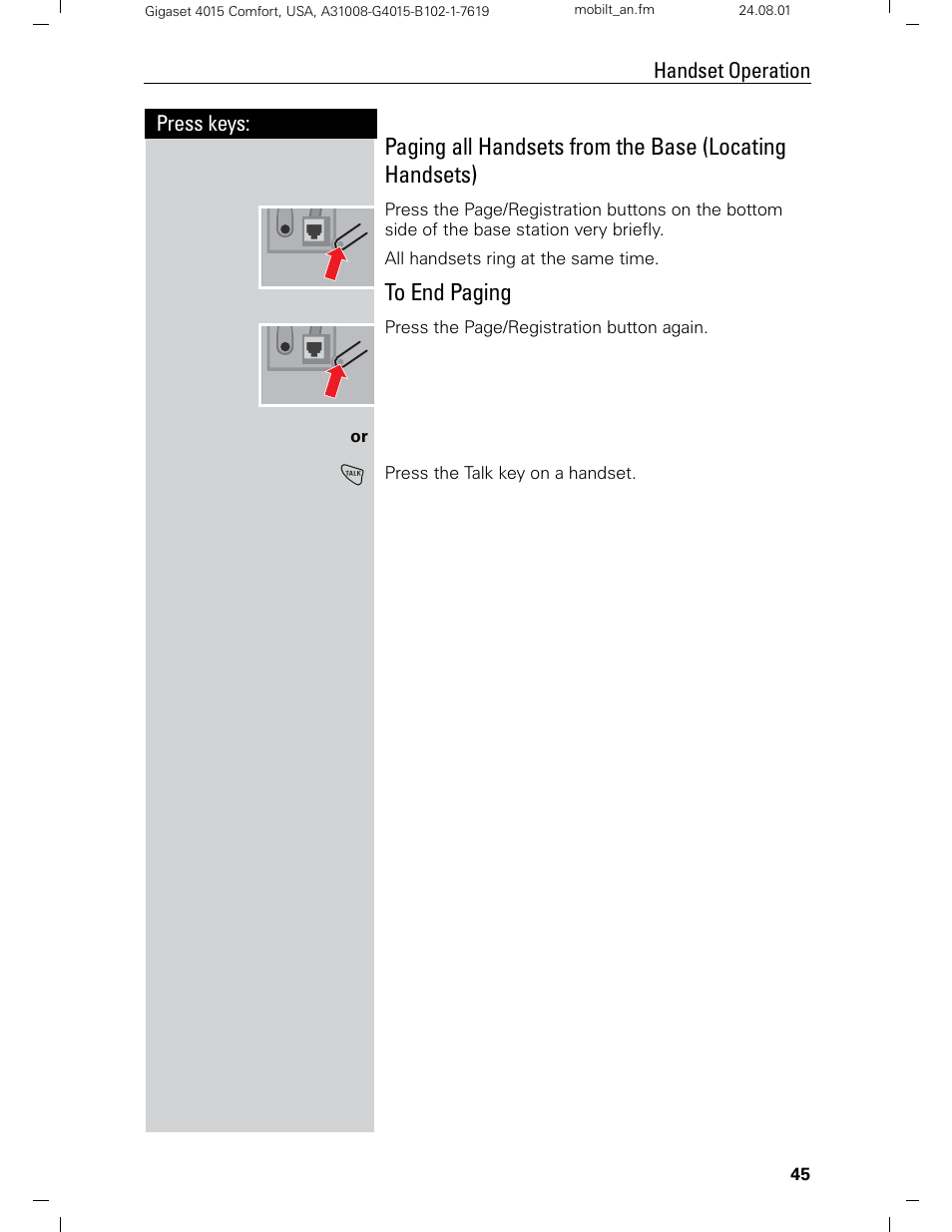 Siemens Gigaset 4210 User Manual | Page 51 / 153