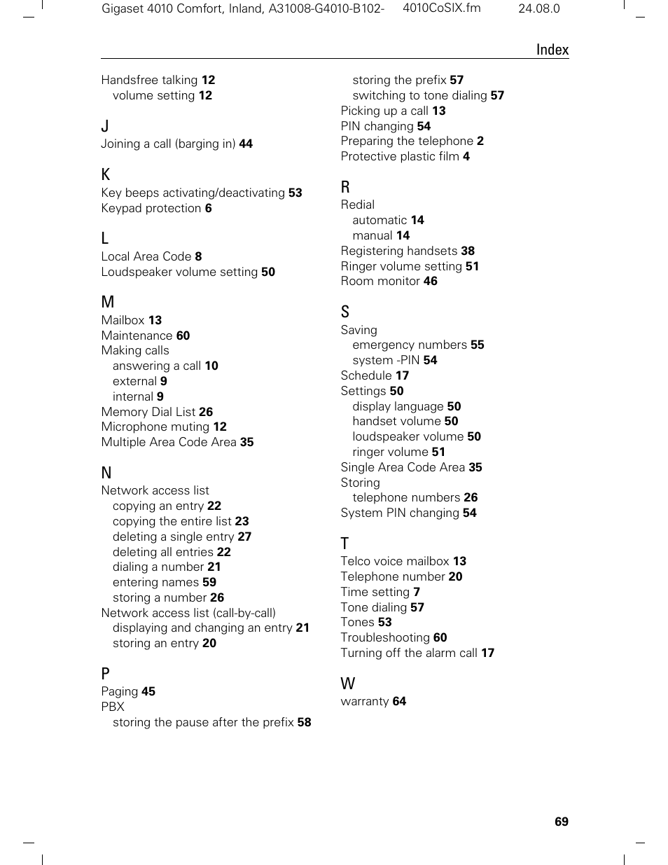 Siemens Gigaset 4210 User Manual | Page 75 / 153