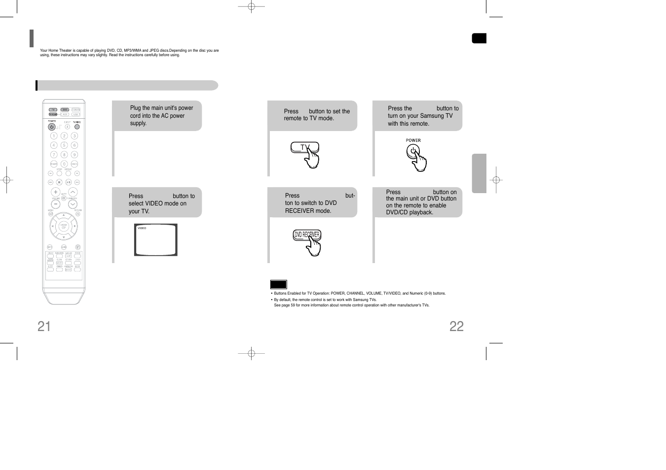 Before using your home theater | Siemens HT-Q100 User Manual | Page 12 / 35