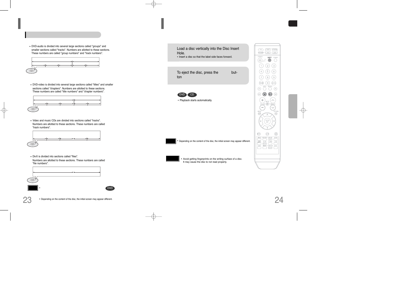 Disc playback, 23 disc playback, Before using your home theater | Siemens HT-Q100 User Manual | Page 13 / 35