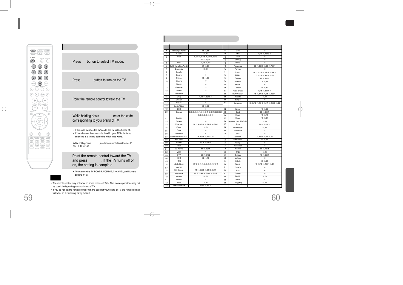 Before calling for service, Operating a tv with the remote control | Siemens HT-Q100 User Manual | Page 31 / 35