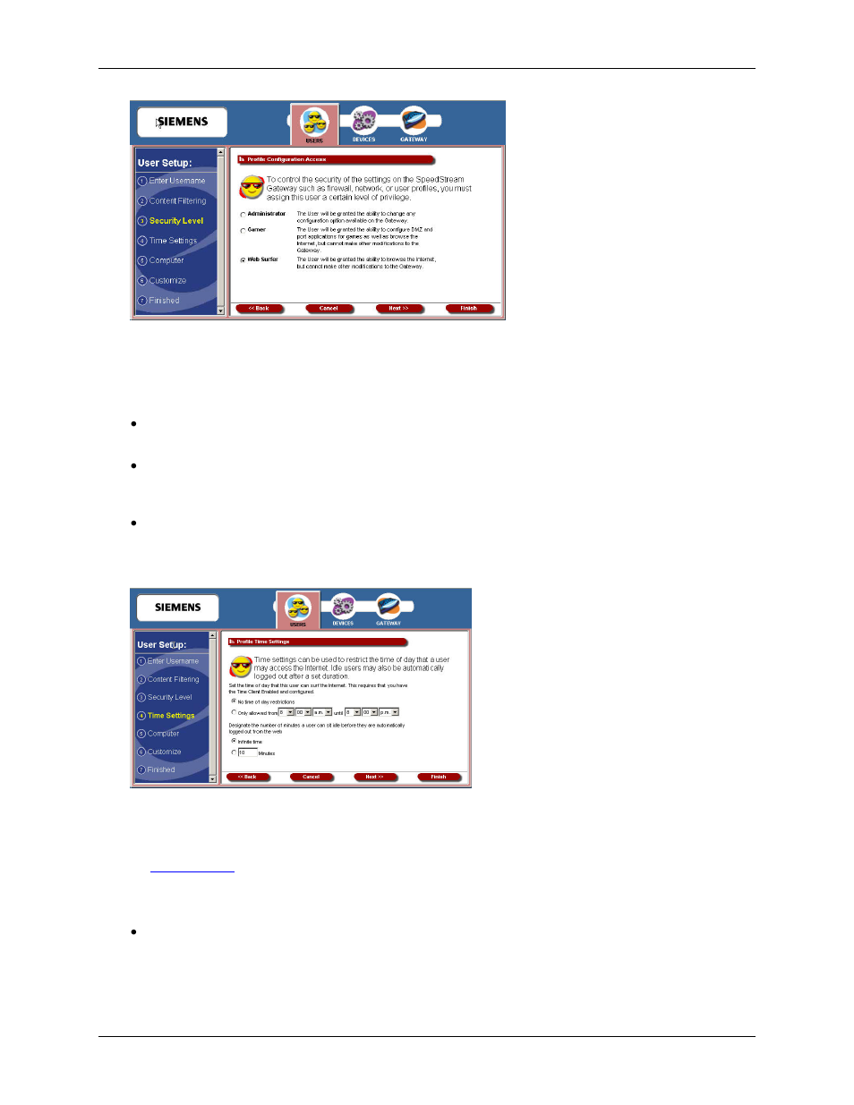 Siemens SpeedStream 6500 Series User Manual | Page 35 / 98