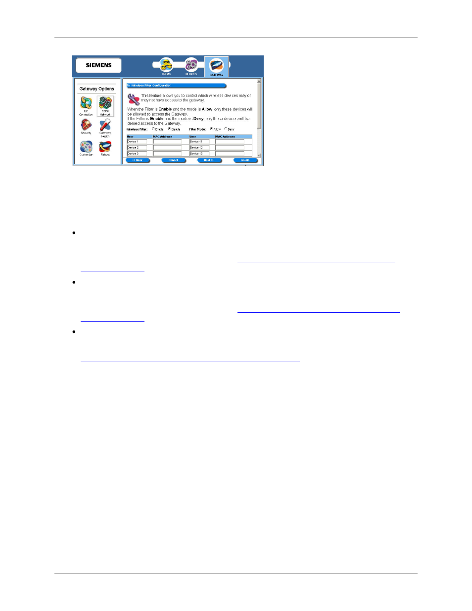 Siemens SpeedStream 6500 Series User Manual | Page 54 / 98