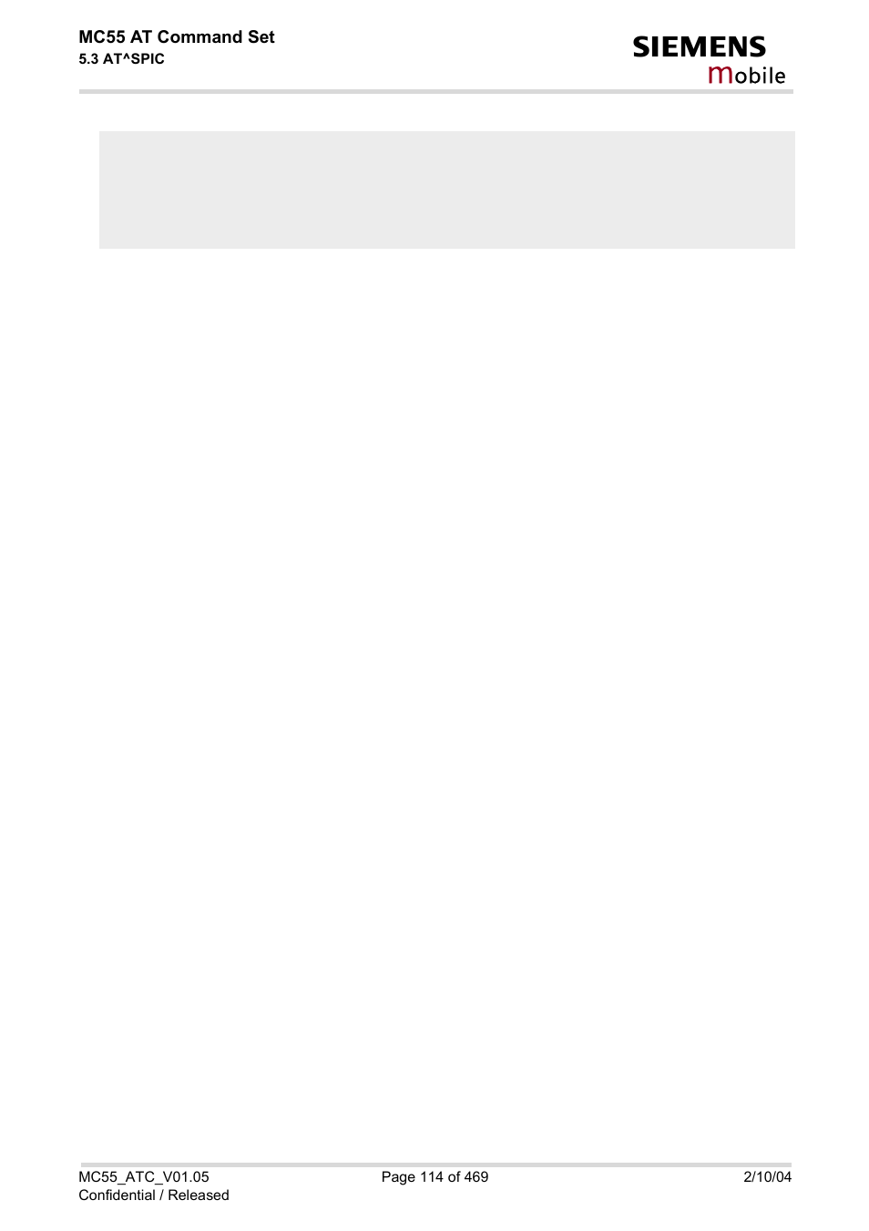 Obile | Siemens MC55 User Manual | Page 114 / 469