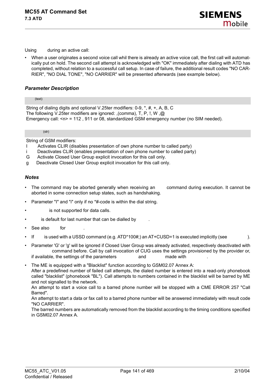 Mgsm, Obile | Siemens MC55 User Manual | Page 141 / 469