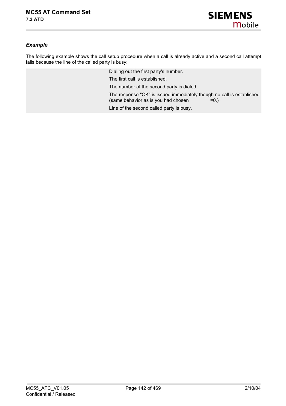Obile | Siemens MC55 User Manual | Page 142 / 469