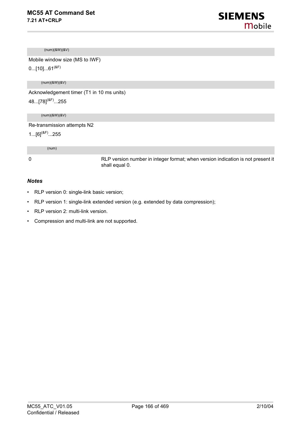 Verx, Obile | Siemens MC55 User Manual | Page 166 / 469