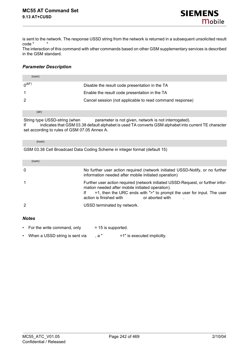 Obile | Siemens MC55 User Manual | Page 242 / 469