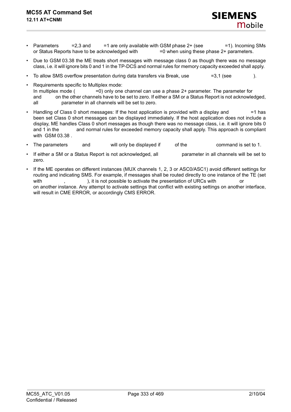 Obile | Siemens MC55 User Manual | Page 333 / 469