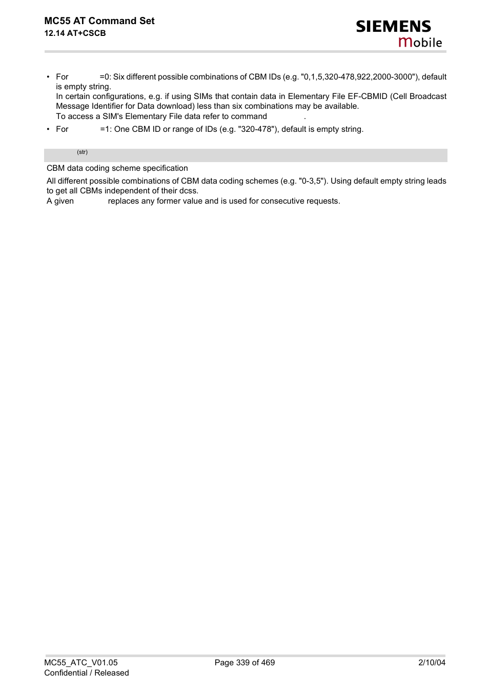 Dcss, Obile | Siemens MC55 User Manual | Page 339 / 469