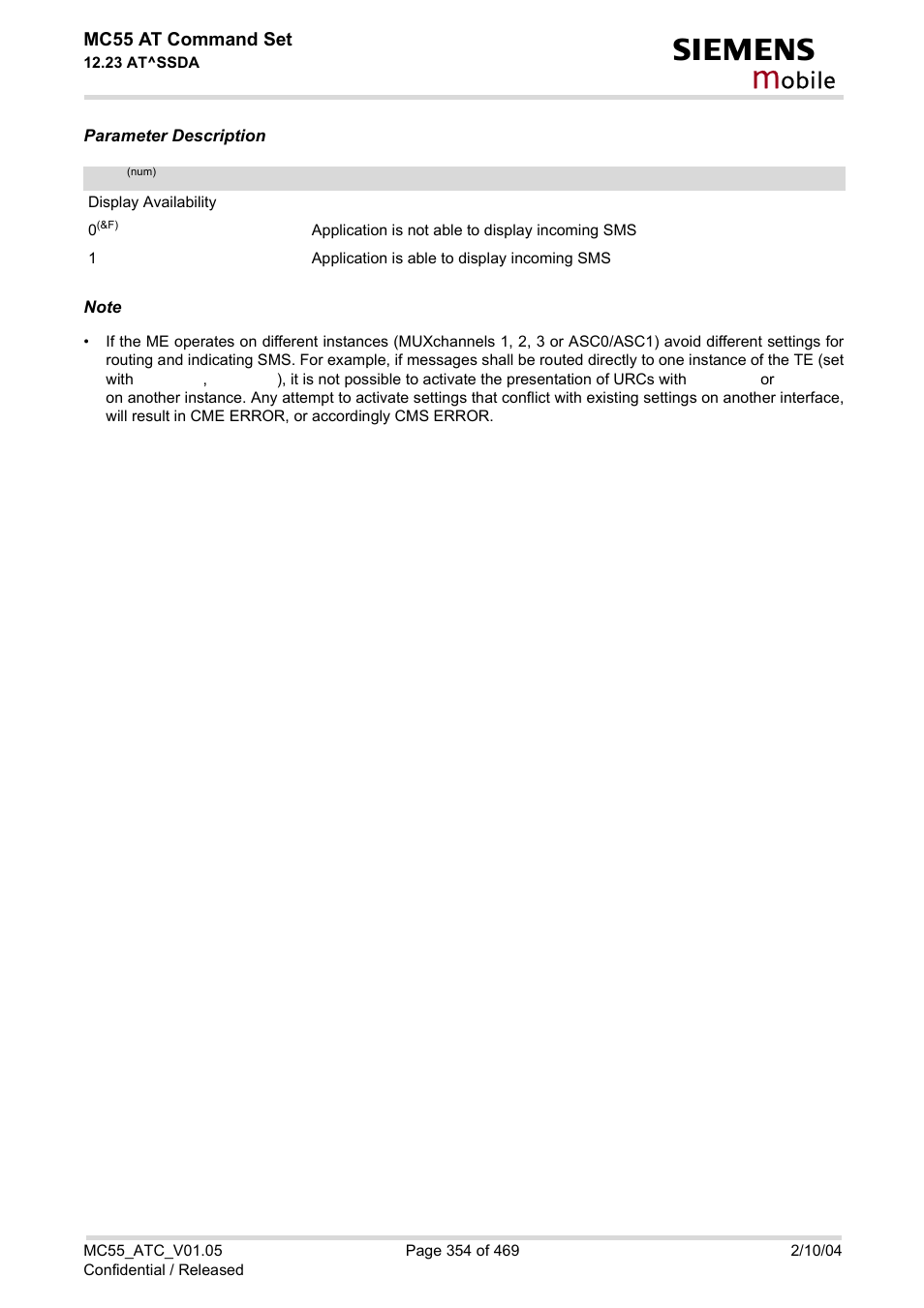 Obile | Siemens MC55 User Manual | Page 354 / 469