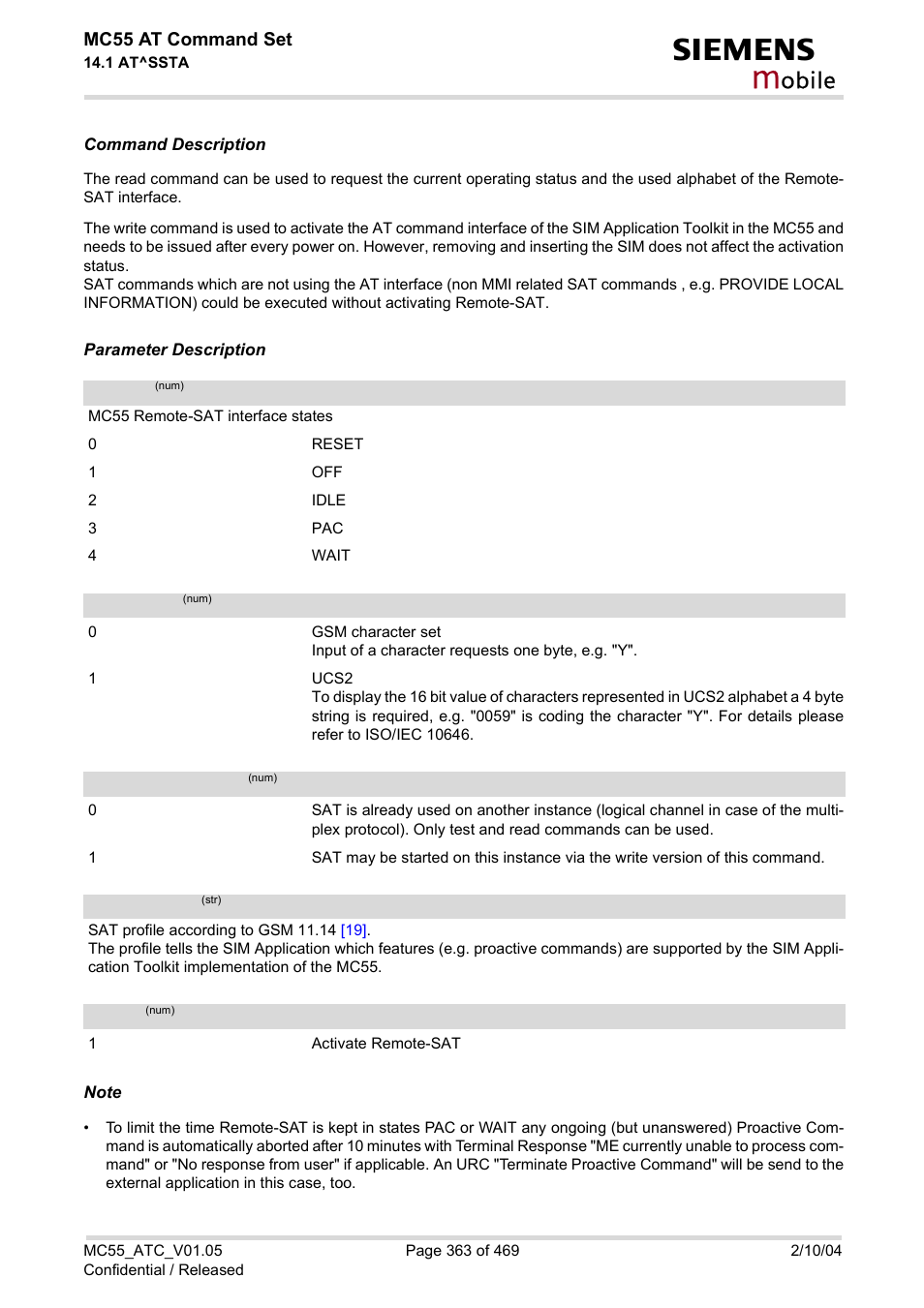 State, Alphabet, Allowedinstance | Satprofile, Mode, Obile | Siemens MC55 User Manual | Page 363 / 469