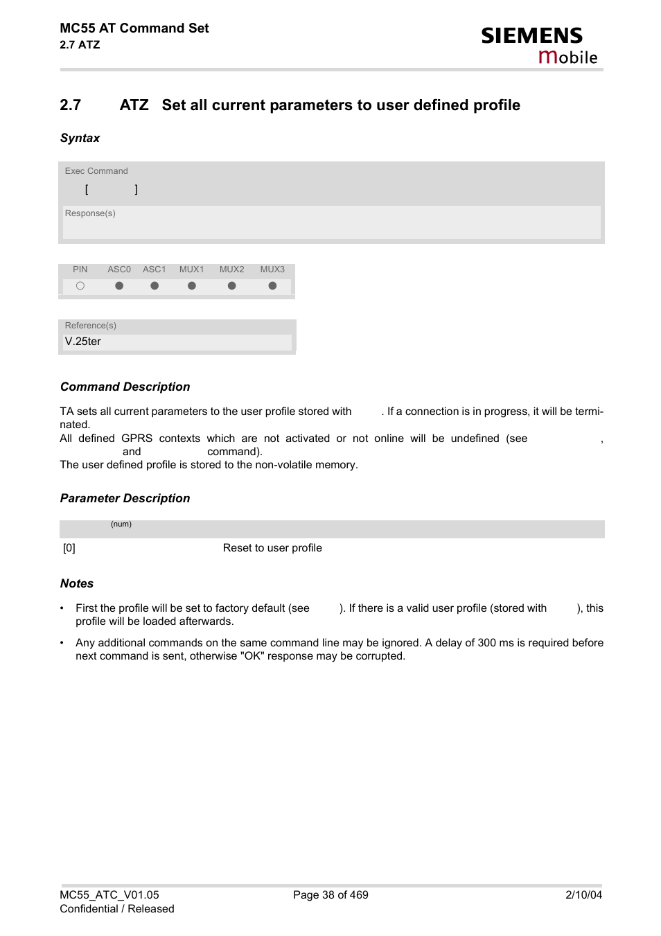 Work, Obile | Siemens MC55 User Manual | Page 38 / 469