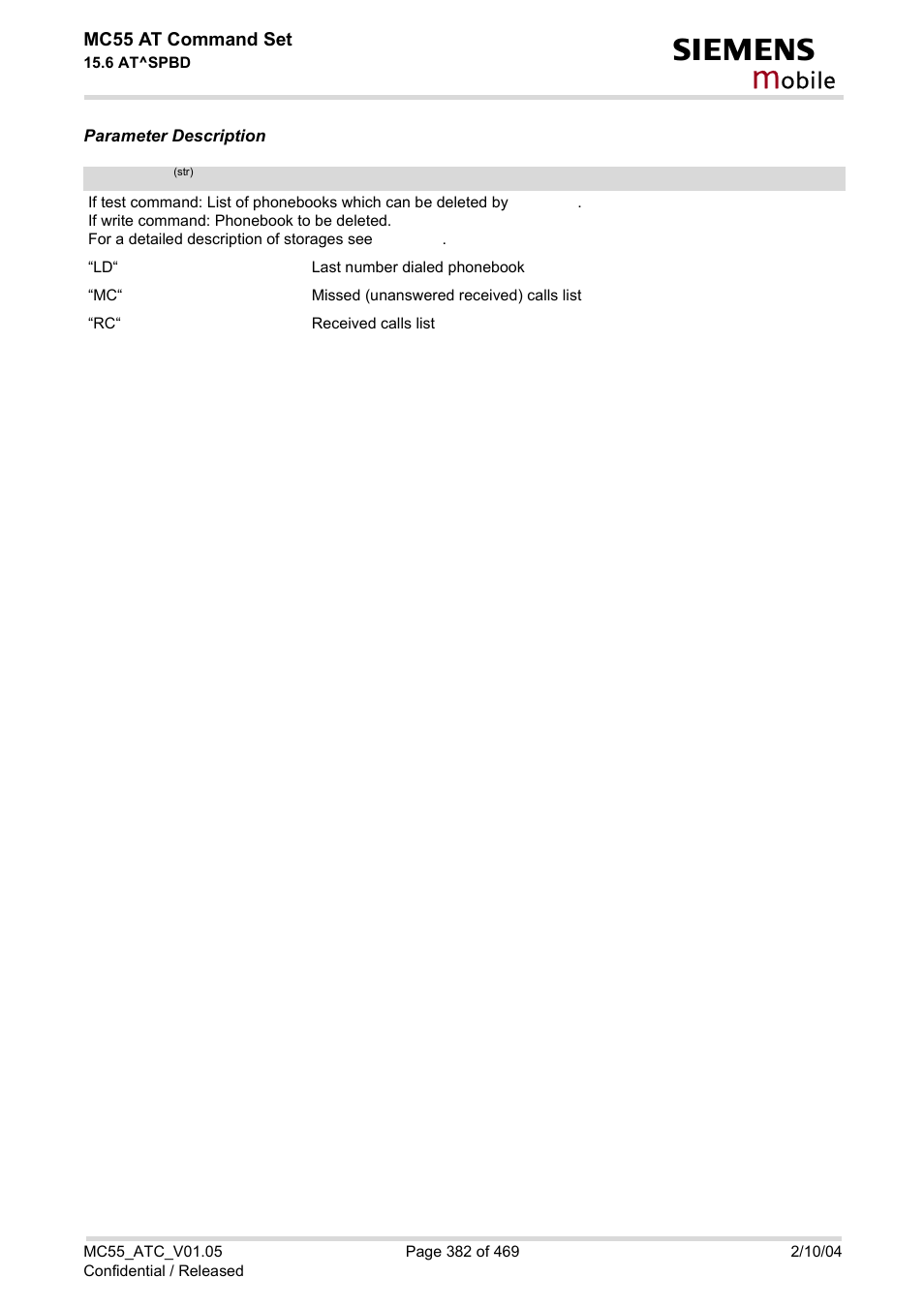 Storage, To b, Obile | Siemens MC55 User Manual | Page 382 / 469