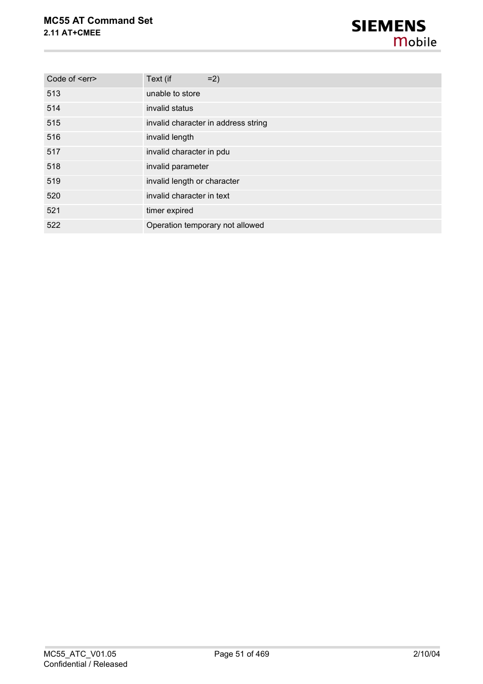 Obile | Siemens MC55 User Manual | Page 51 / 469