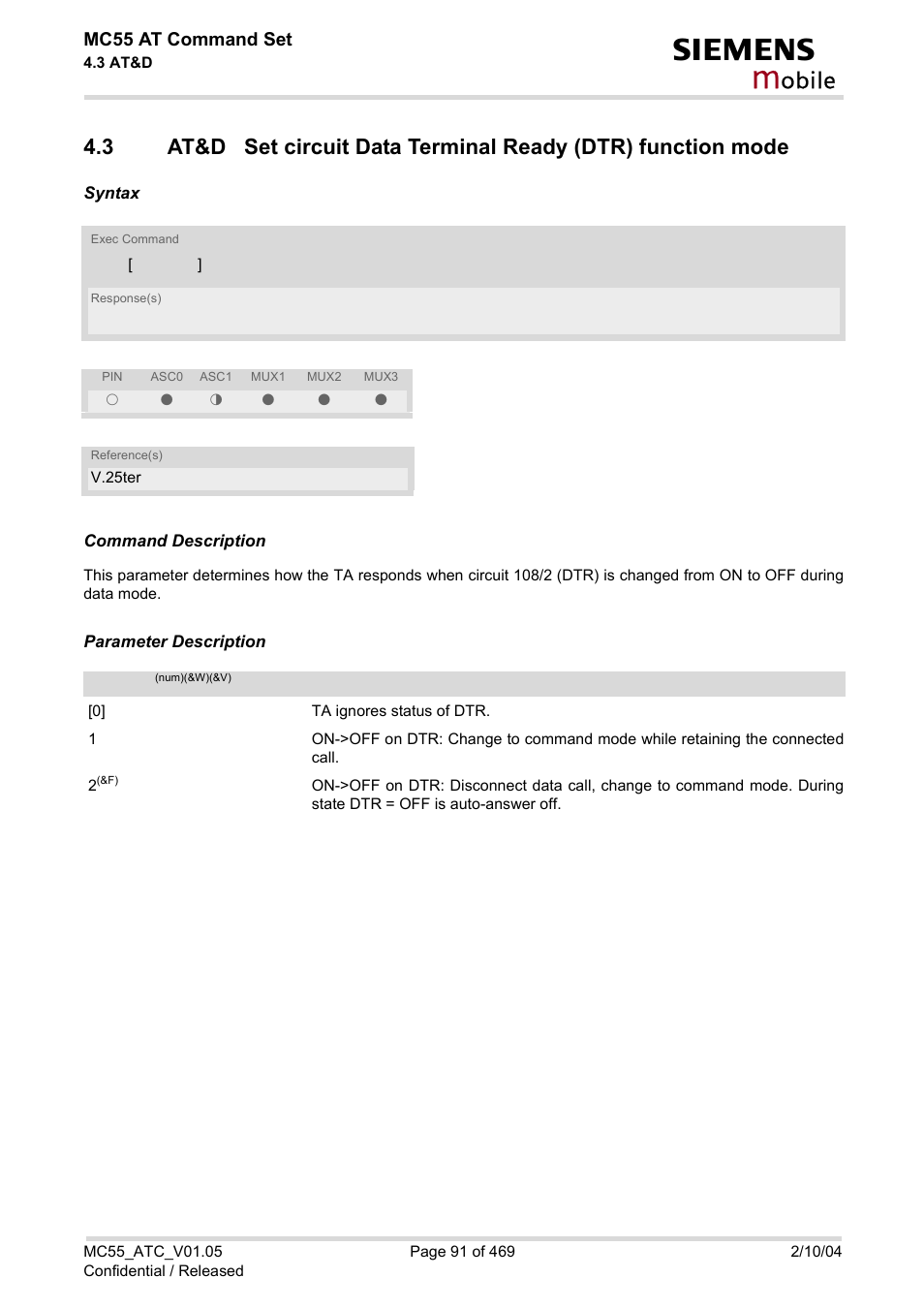 Obile | Siemens MC55 User Manual | Page 91 / 469