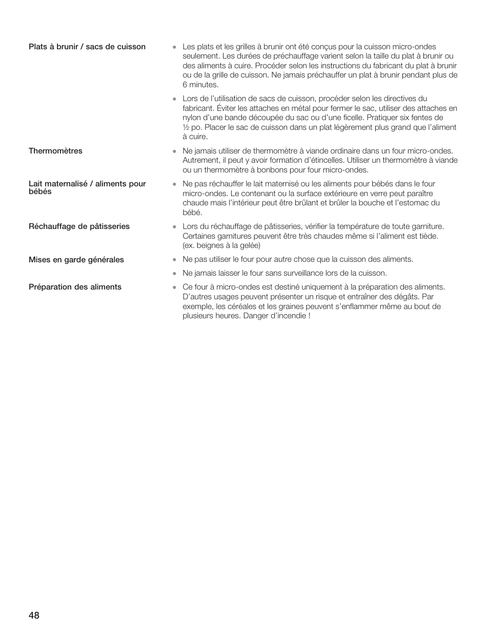 Siemens HF35M630 User Manual | Page 48 / 124