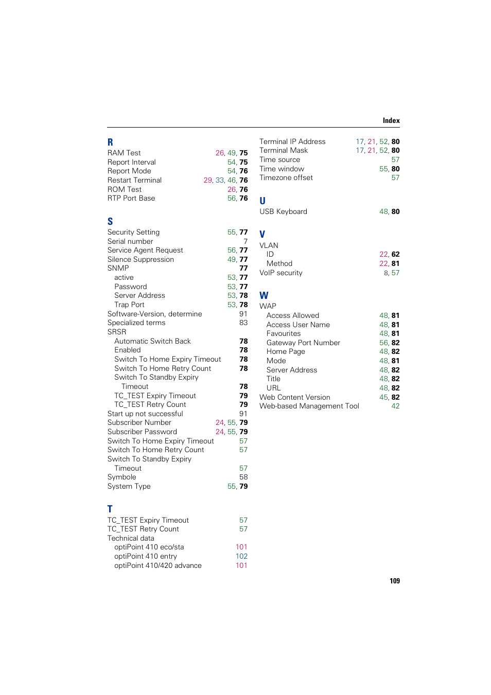 Siemens HiPath 4000 User Manual | Page 109 / 110