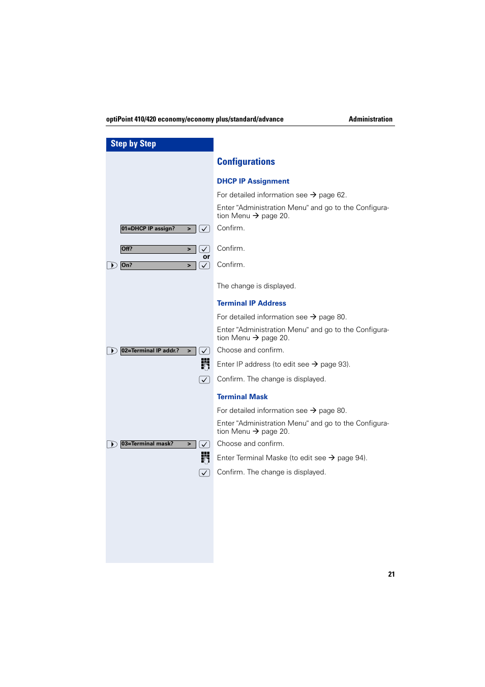 Configurations | Siemens HiPath 4000 User Manual | Page 21 / 110